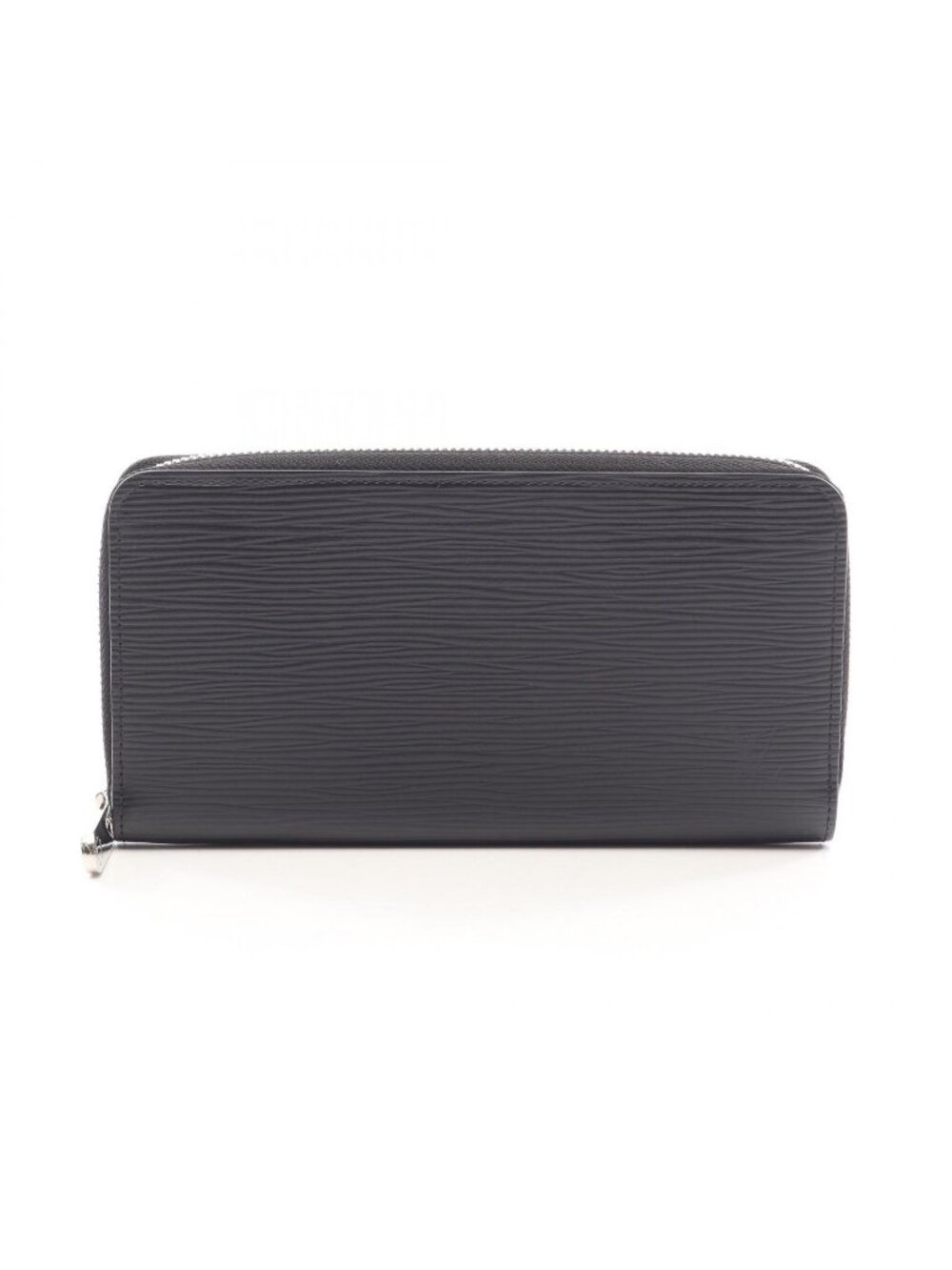 Louis Vuitton Round Wallet Zippy Epi Noir Leather